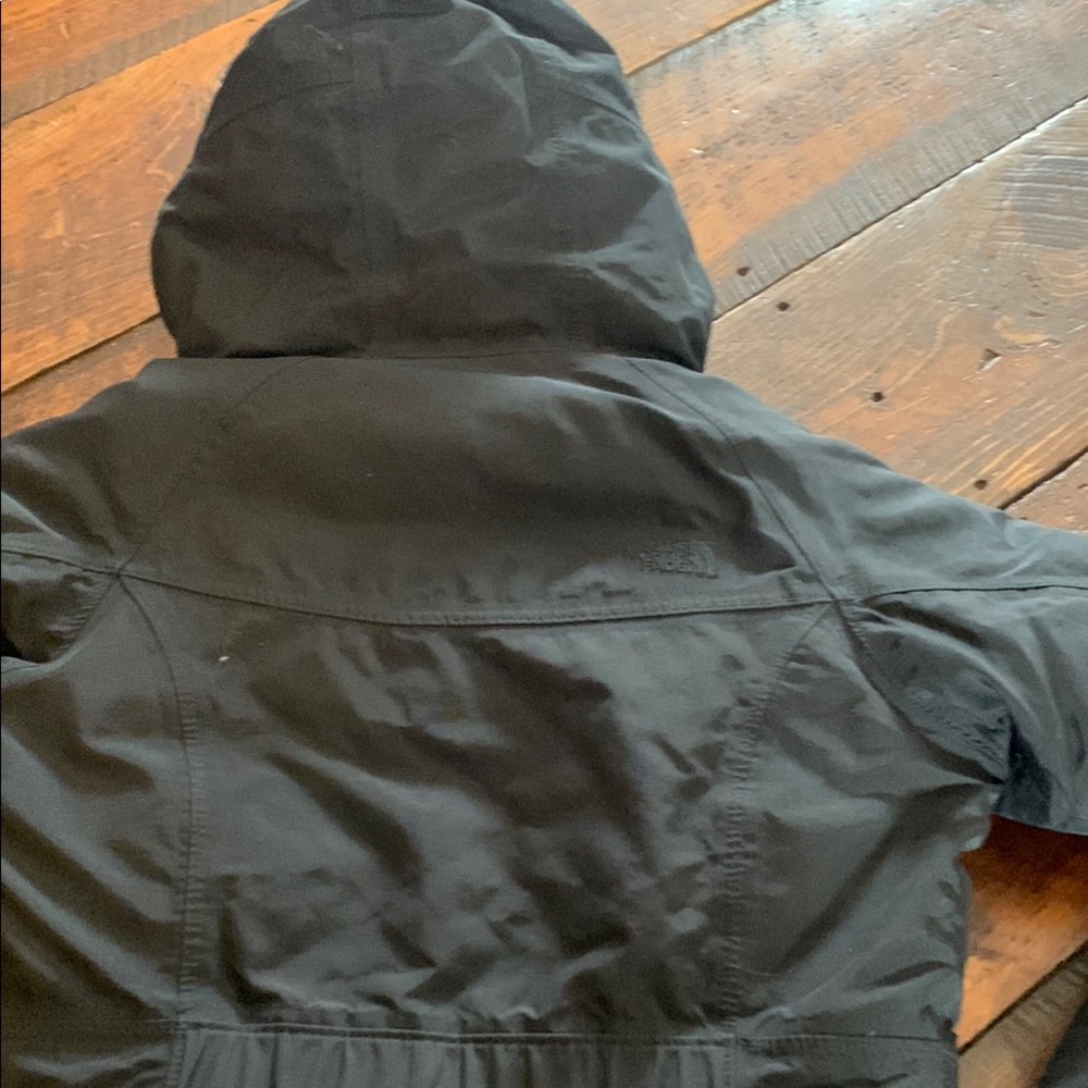 Women's Black Hooded Jacket - Picture 6 of 7